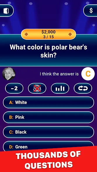 Millionaire 2024: Trivia Game [МОД Бесконечные деньги] Screenshot 2