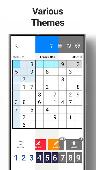 Sudoku Levels: Daily Puzzles [МОД Много денег] Screenshot 5