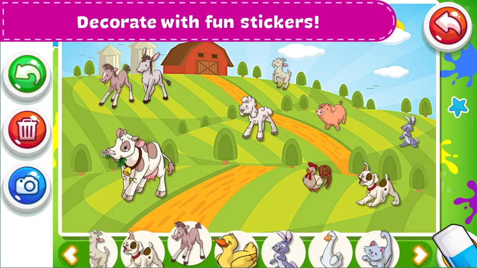 Coloring Book - Kids Paint [МОД Бесконечные деньги] Screenshot 2