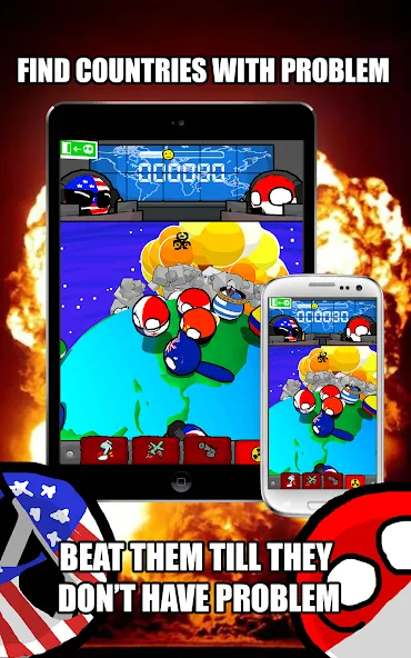 Polandball: Not Safe For World (Поландбол) [МОД Все открыто] Screenshot 1