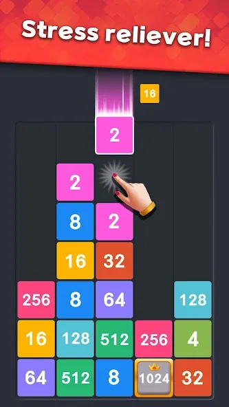 Drop Merge : Number Puzzle (Дроп Мердж) [МОД Много денег] Screenshot 2
