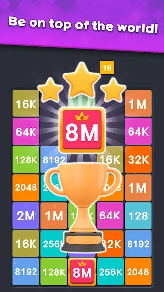 Drop Merge : Number Puzzle (Дроп Мердж) [МОД Много денег] Screenshot 4