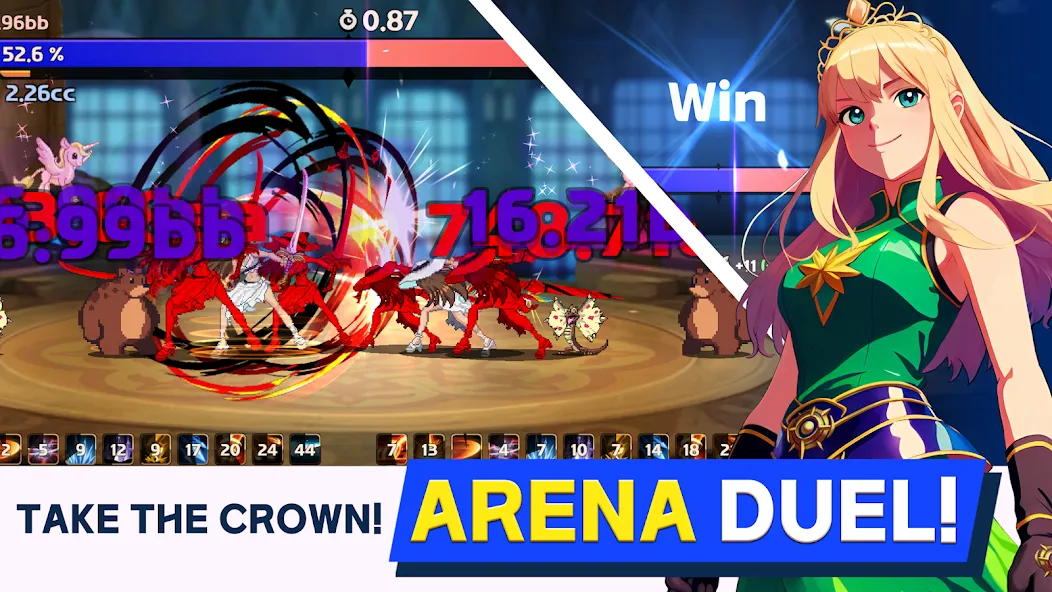 Dual Blader : Idle Action RPG (Дуал Блейдер) [МОД Бесконечные деньги] Screenshot 1