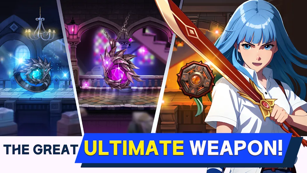 Dual Blader : Idle Action RPG (Дуал Блейдер) [МОД Бесконечные деньги] Screenshot 3