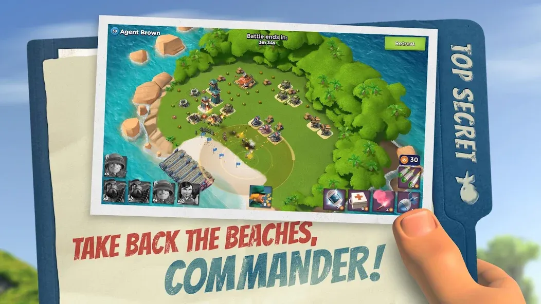Boom Beach (Бум Бич) [МОД Menu] Screenshot 1