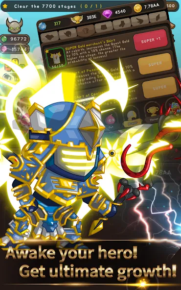 +9 God Blessing Cash Knight [МОД Unlocked] Screenshot 5