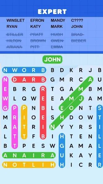 Word Search Puzzle Challenge (Уордсрч Пазл Челлендж) [МОД Все открыто] Screenshot 4
