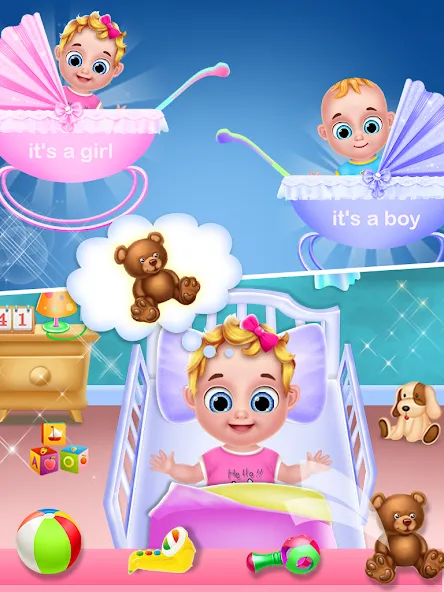 Mom Babysitting Game [МОД Бесконечные монеты] Screenshot 3