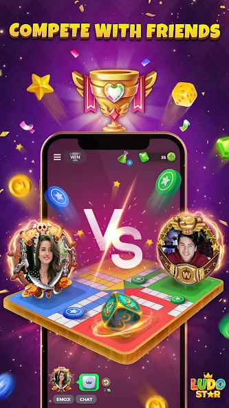 Ludo STAR: Online Dice Game (Лудо СТАР) [МОД Много монет] Screenshot 2