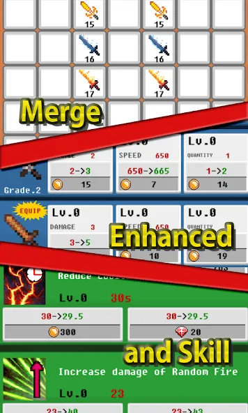 Merge Sword :Idle Merged Sword (Мерж Сворд) [МОД Бесконечные деньги] Screenshot 2