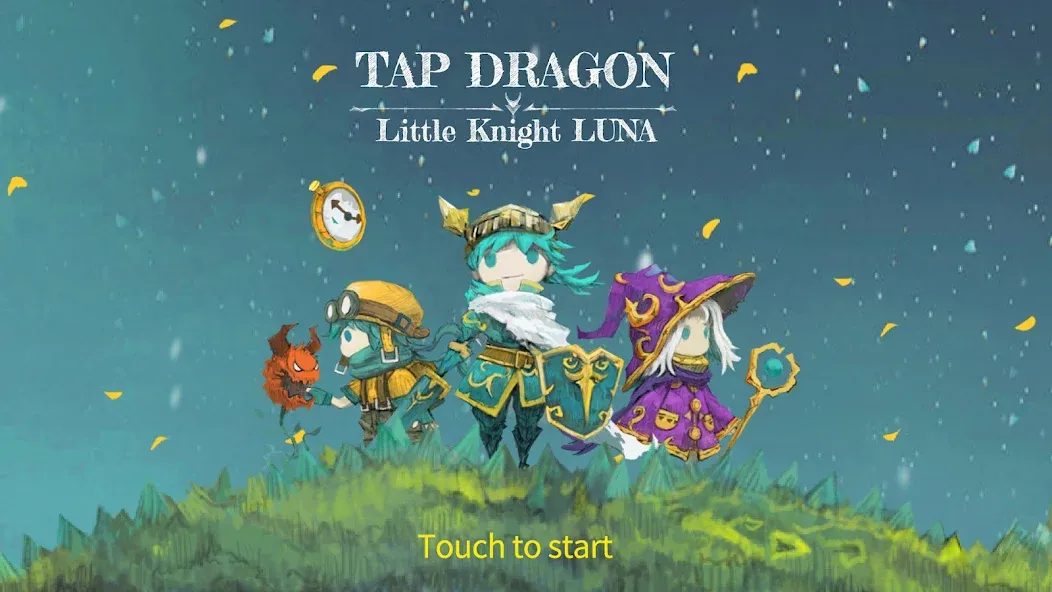 Tap Dragon: Little Knight Luna (Тап Драгон) [МОД Меню] Screenshot 1