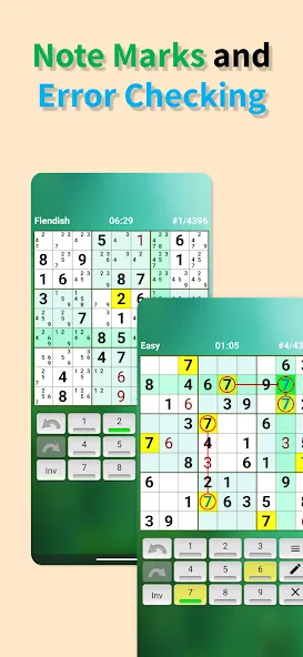 Sudoku offline (Судоку оффлайн) [МОД Много денег] Screenshot 4
