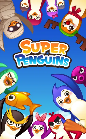 Super Penguins (упер Пингвины) [МОД Много монет] Screenshot 1