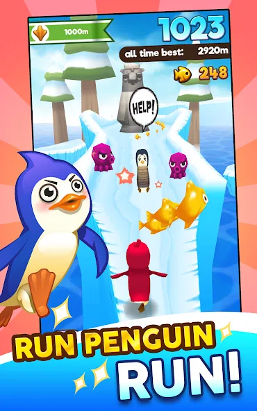 Super Penguins (упер Пингвины) [МОД Много монет] Screenshot 2