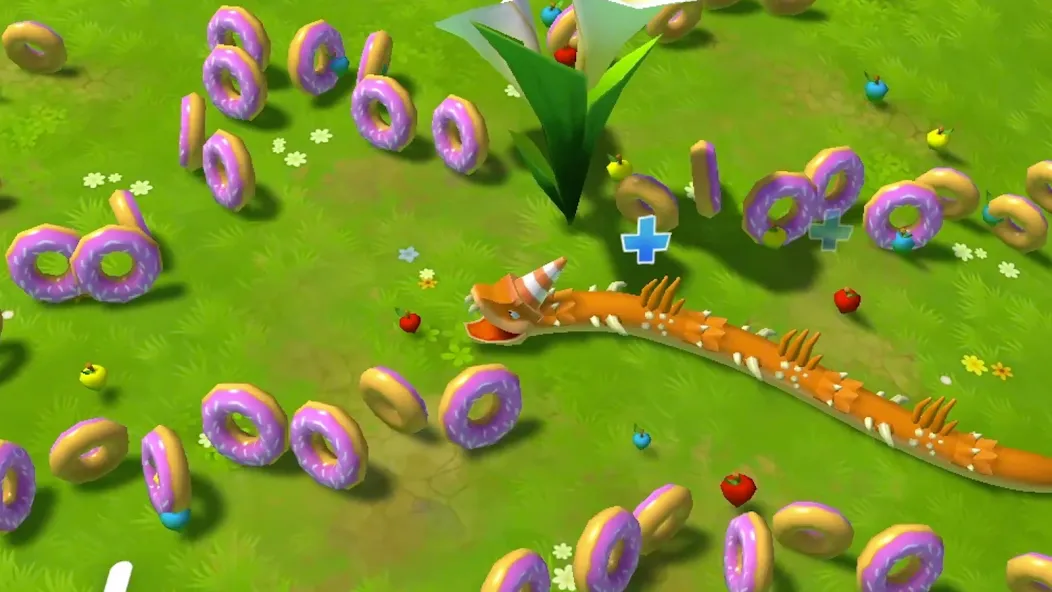 Snake Rivals - Fun Snake Game (Снейк Ривалс) [МОД Бесконечные монеты] Screenshot 3