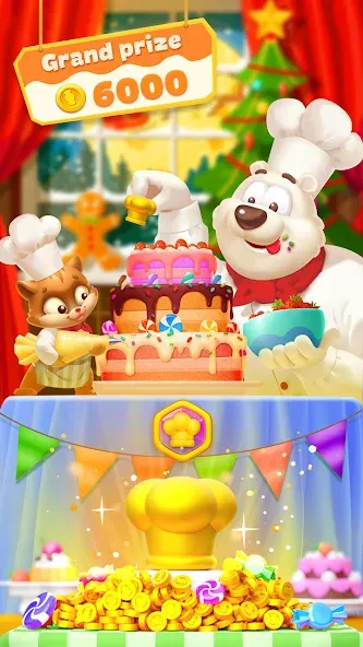 Sweet Candy Match: Puzzle Game (Свит Кэнди Матч) [МОД Бесконечные монеты] Screenshot 4