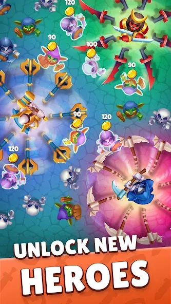 Heroes vs. Hordes: Survivor [МОД Бесконечные деньги] Screenshot 5