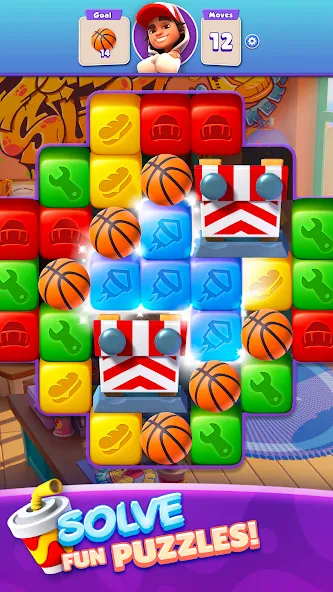 Subway Surfers Blast (Сабвей Серферс Бласт) [МОД Menu] Screenshot 4