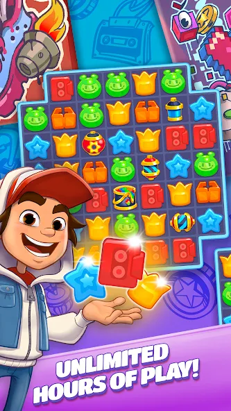 Subway Surfers Match (Сабвей Серферс Матч) [МОД Menu] Screenshot 5