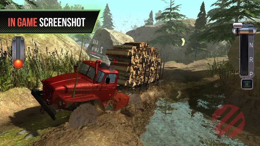 Truck Simulator OffRoad 4 [МОД Бесконечные монеты] Screenshot 2