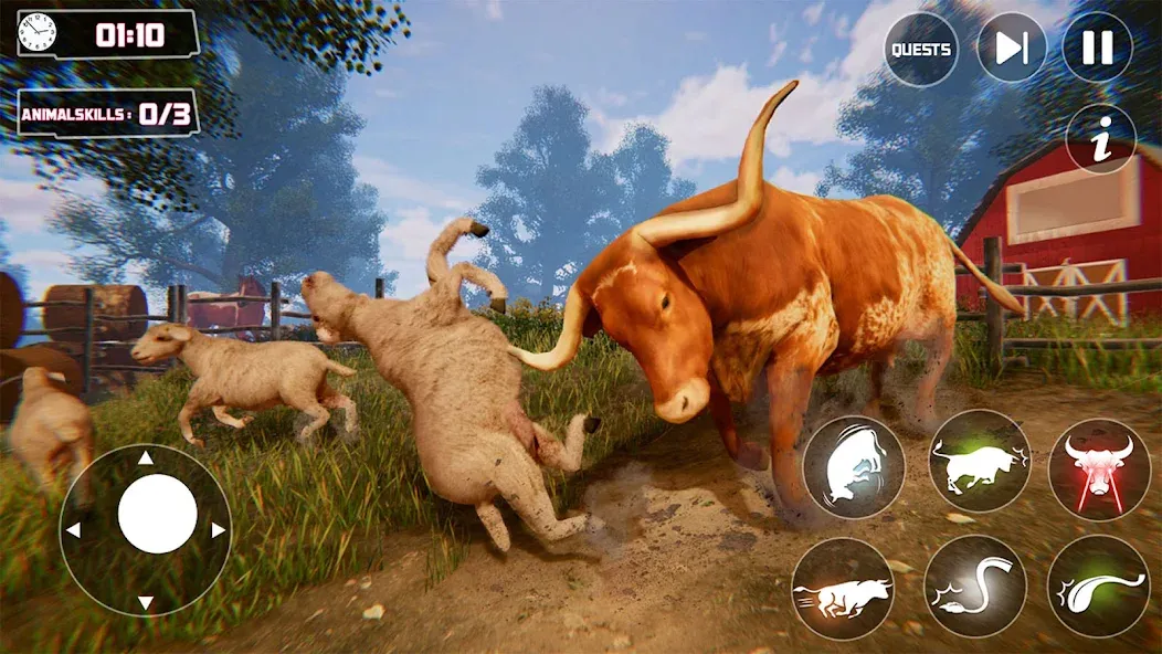 Scary Cow Simulator Rampage (Скари) [МОД Menu] Screenshot 1