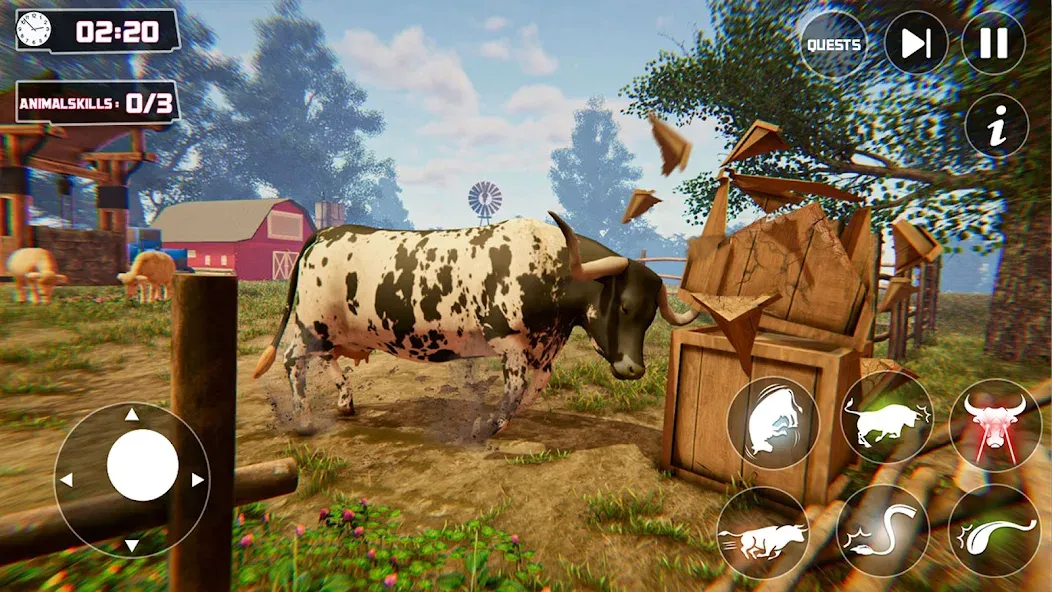 Scary Cow Simulator Rampage (Скари) [МОД Menu] Screenshot 2