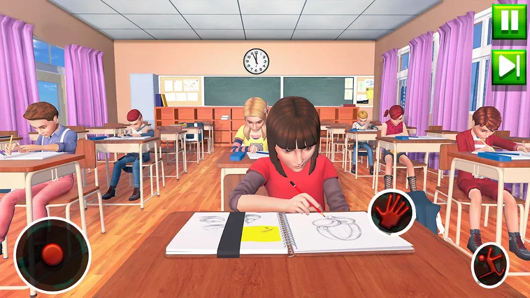 High School Teacher Sim Games [МОД Unlocked] Screenshot 1