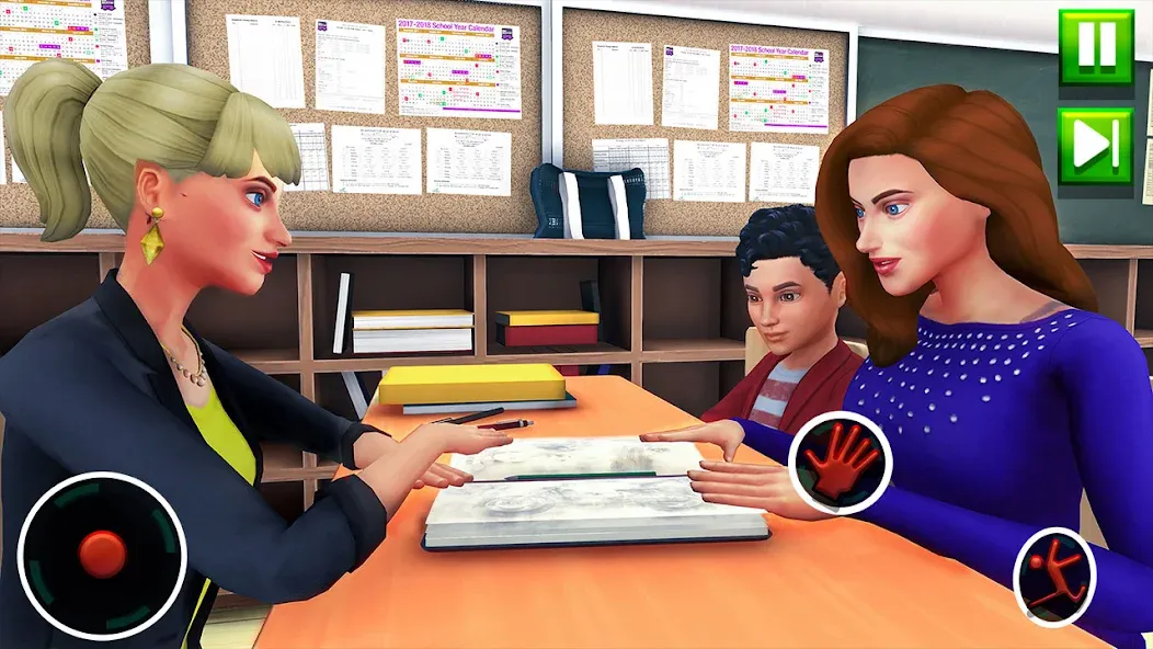 High School Teacher Sim Games [МОД Unlocked] Screenshot 3