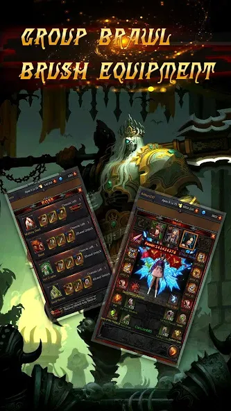 Dark God of War：Idle AFK RPG [МОД Много монет] Screenshot 3