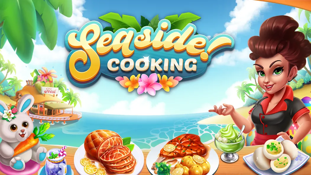 Cooking Seaside - Beach Food (Кукинг Сидсайд) [МОД Бесконечные монеты] Screenshot 1