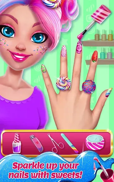 Candy Makeup Beauty Game [МОД Unlimited Money] Screenshot 3