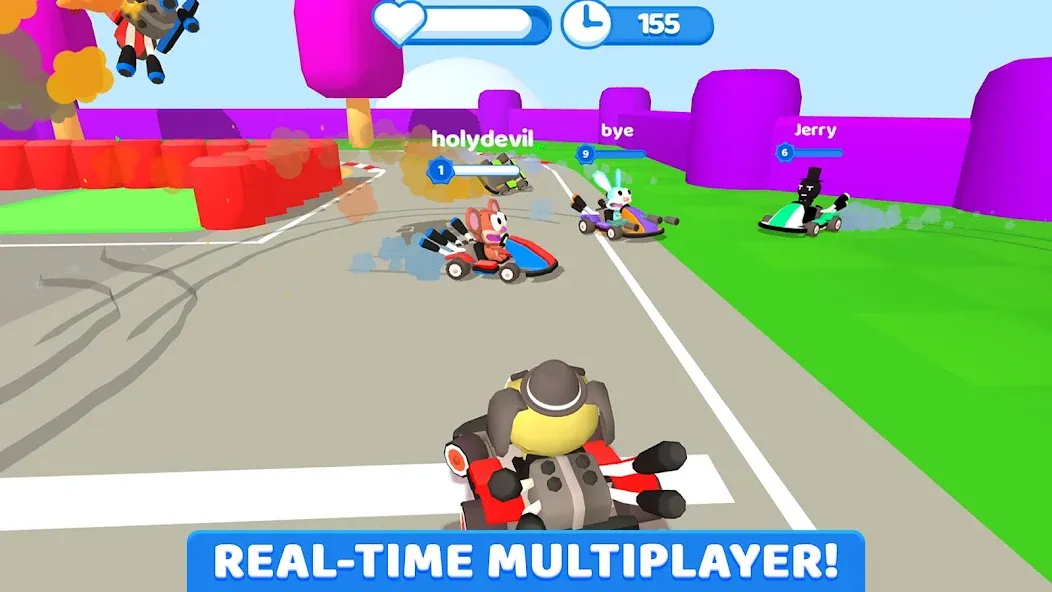 SmashKarts.io [МОД Много денег] Screenshot 1
