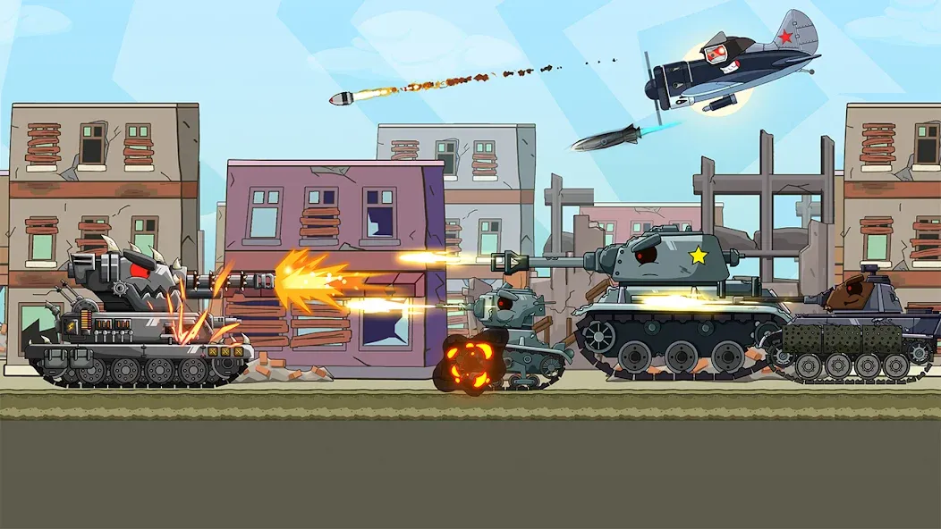 Tank Arena Steel Battle (Танковая Арена Стальное Сражение) [МОД Бесконечные монеты] Screenshot 3