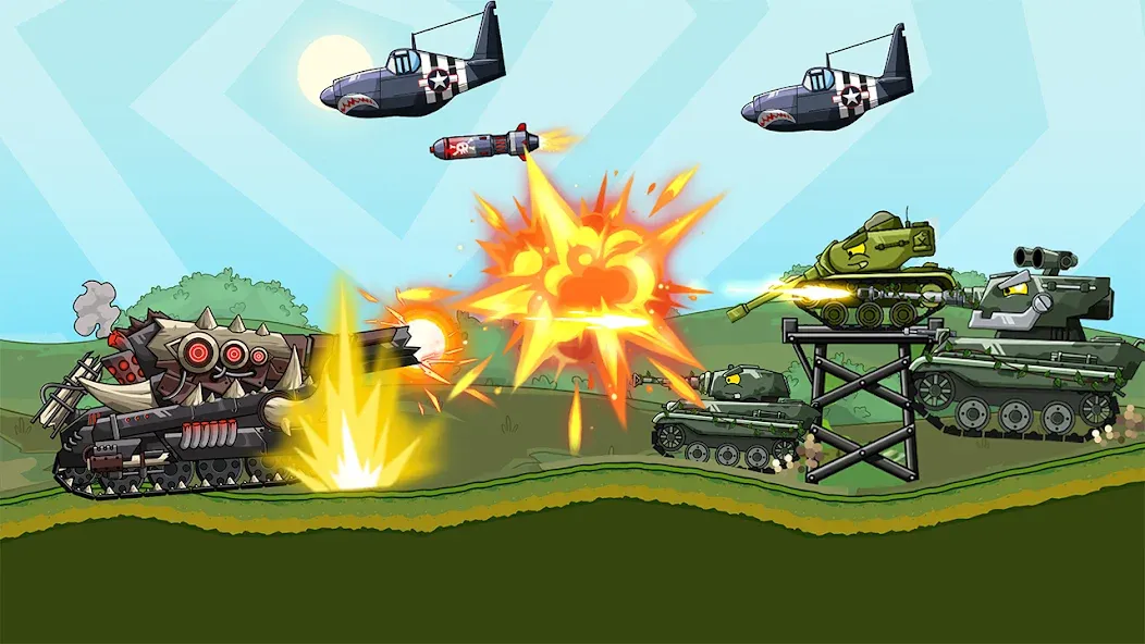 Tank Arena Steel Battle (Танковая Арена Стальное Сражение) [МОД Бесконечные монеты] Screenshot 4