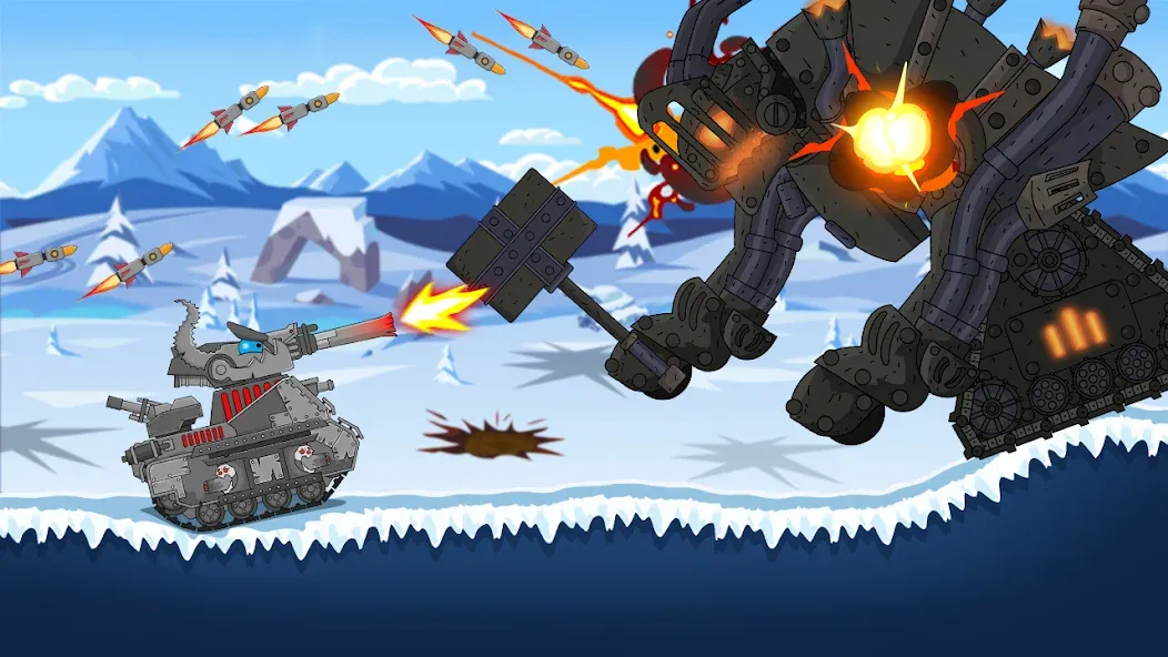 Tank Combat: War Battle (Танковый бой) [МОД Меню] Screenshot 5