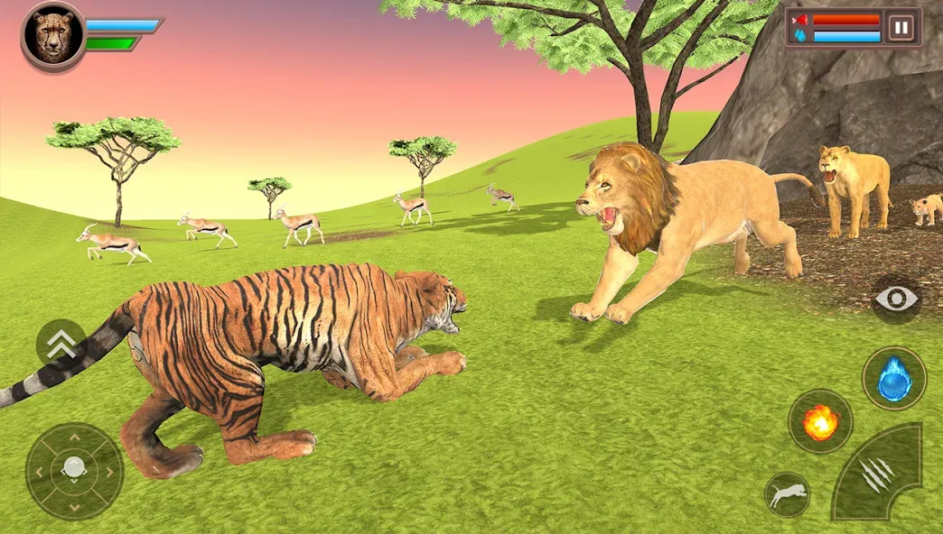 Savanna Safari: Land of Beasts (Саванна игра выживания животных) [МОД Unlimited Money] Screenshot 4