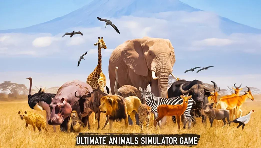 Savanna Safari: Land of Beasts (Саванна игра выживания животных) [МОД Unlimited Money] Screenshot 5