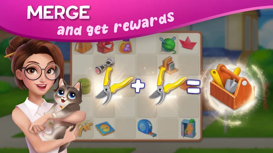 DesignVille: Merge & Story [МОД Меню] Screenshot 4