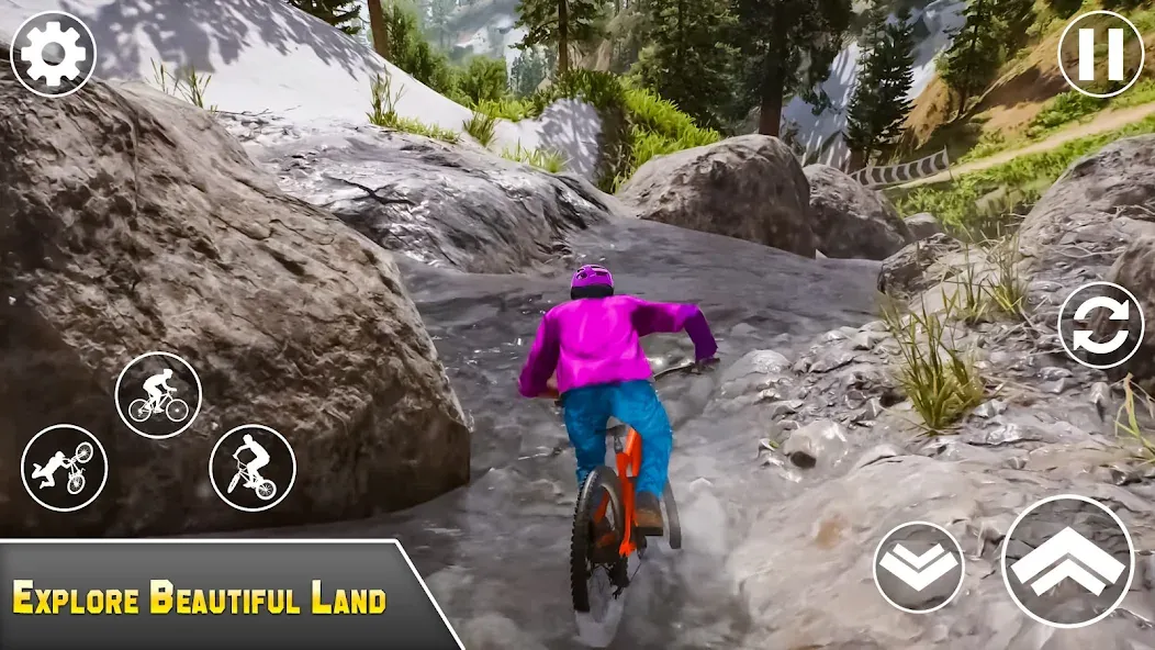 BMX Bicycle Games Offroad Bike [МОД Меню] Screenshot 1