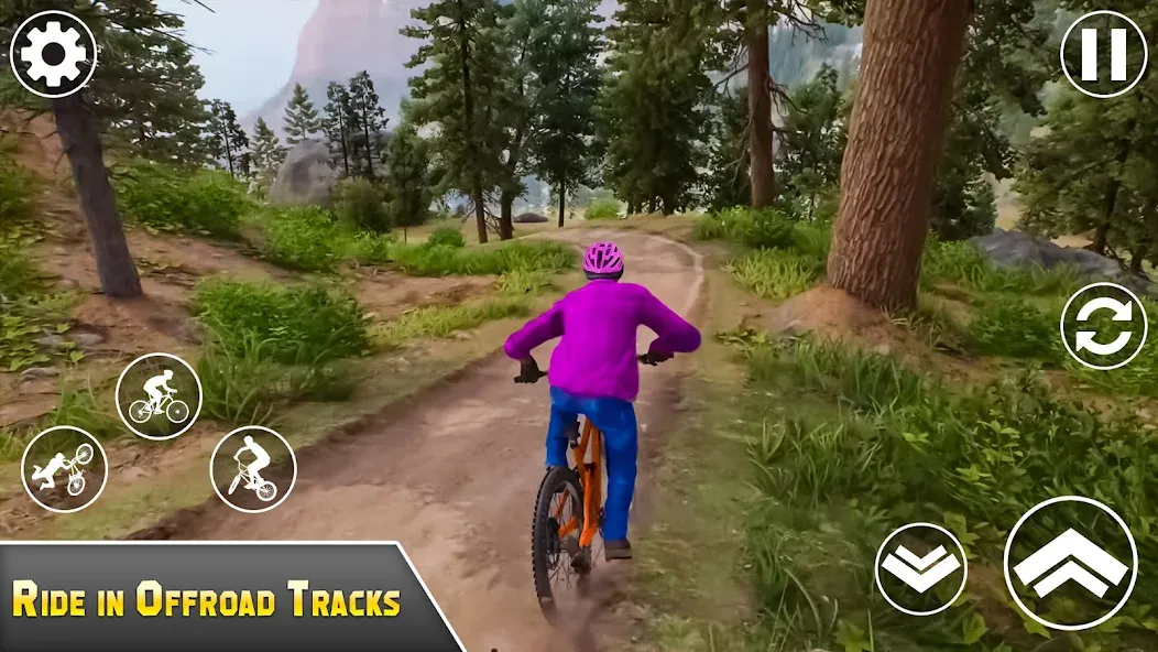 BMX Bicycle Games Offroad Bike [МОД Меню] Screenshot 2