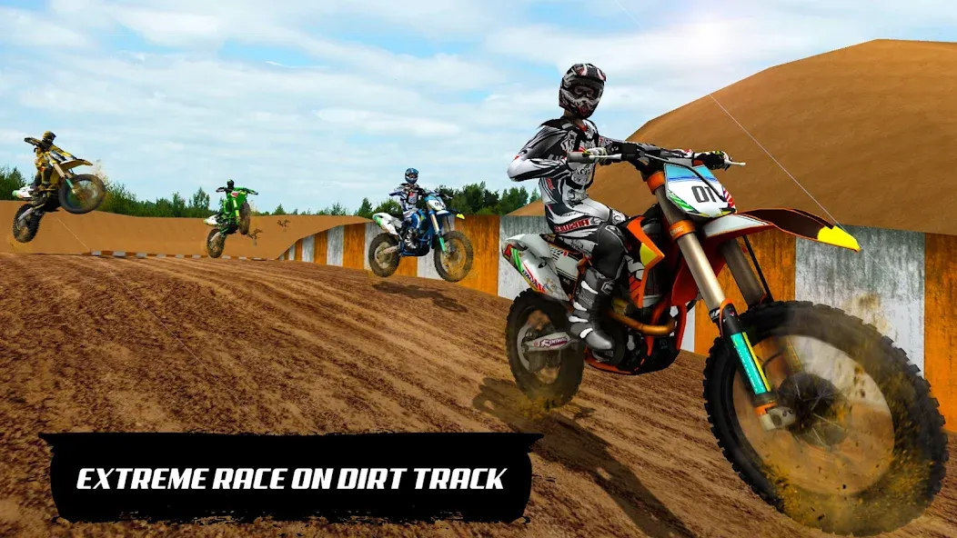 Motocross Dirt Bike Champions (Мотокросс Чемпионы Грязевых Мотоциклов) [МОД Unlocked] Screenshot 5