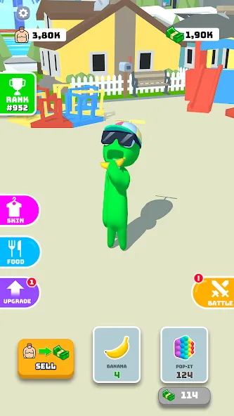 Eating Hero: Clicker Food Game (Итинг Хиро) [МОД Все открыто] Screenshot 1