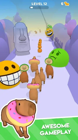 Capybara Rush (Капибара Раш) [МОД Unlocked] Screenshot 2