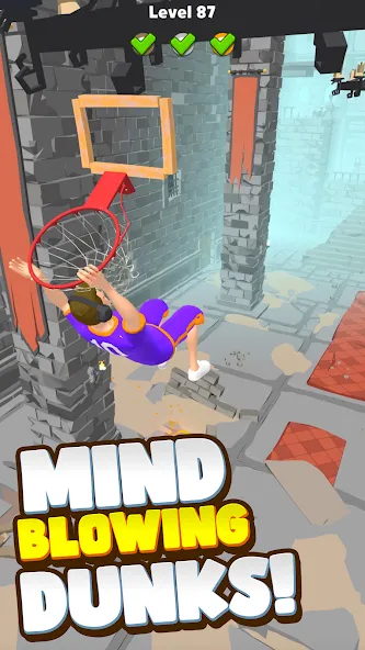 Hoop World: Flip Dunk Game 3D (Хуп Ворлд) [МОД Бесконечные деньги] Screenshot 2