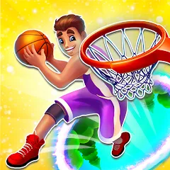 Взломанная Hoop World: Flip Dunk Game 3D (Хуп Ворлд)  [МОД Бесконечные деньги]