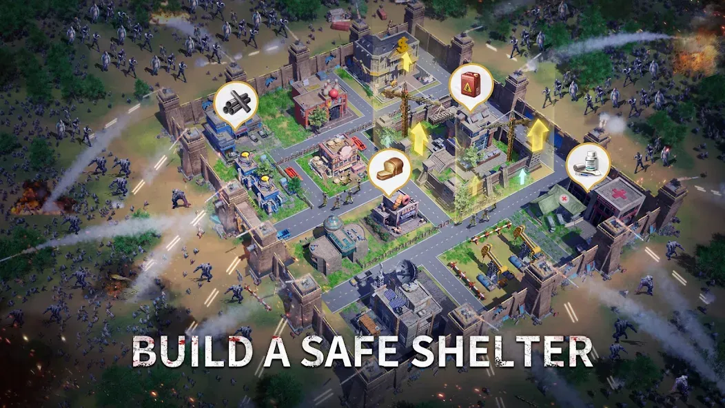 Aftermath Survival: Zombie War (Афтермат Сурвайвл) [МОД Бесконечные монеты] Screenshot 2