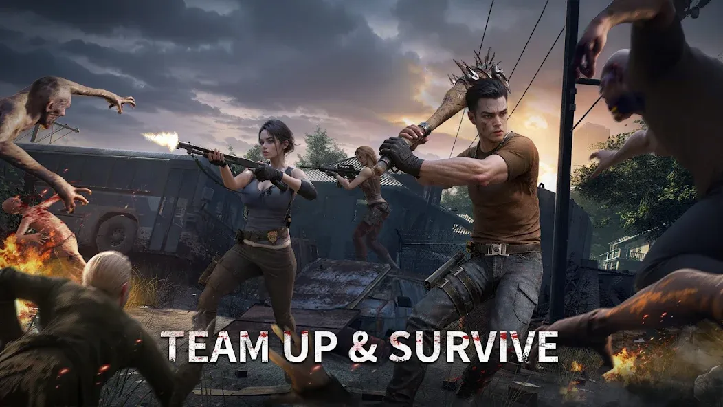 Aftermath Survival: Zombie War (Афтермат Сурвайвл) [МОД Бесконечные монеты] Screenshot 4