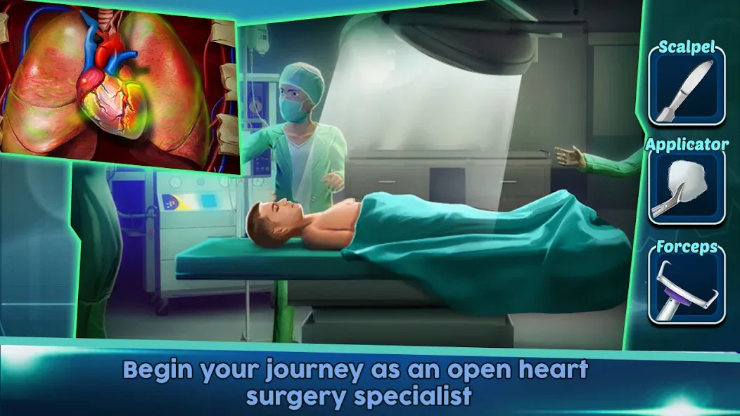 Surgery Doctor Simulator Games [МОД Много денег] Screenshot 1