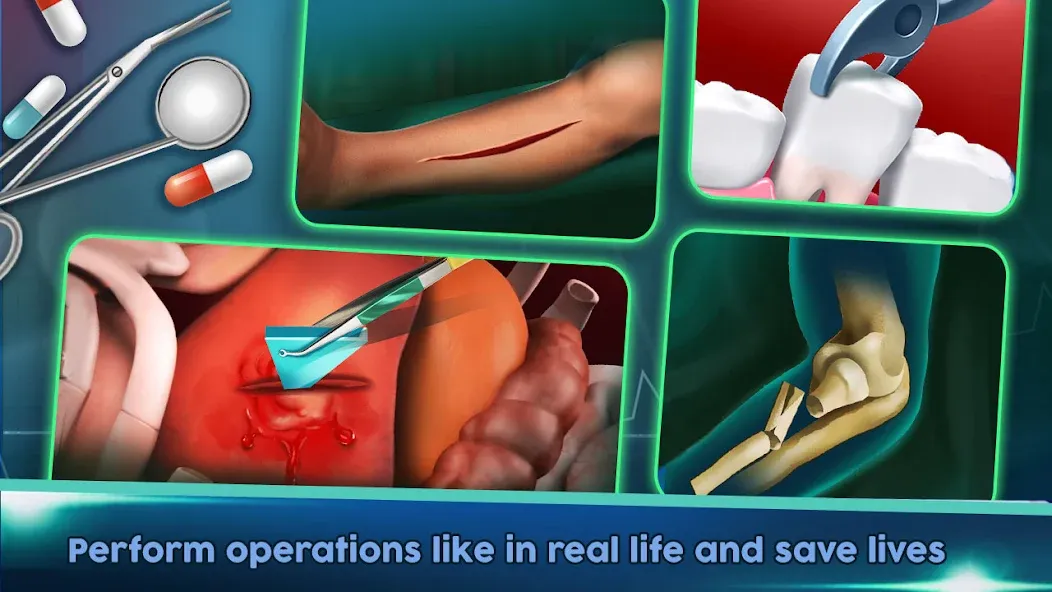 Surgery Doctor Simulator Games [МОД Много денег] Screenshot 5
