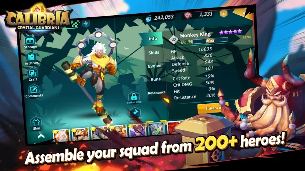 Calibria: Crystal Guardians (Калибрия) [МОД Меню] Screenshot 1